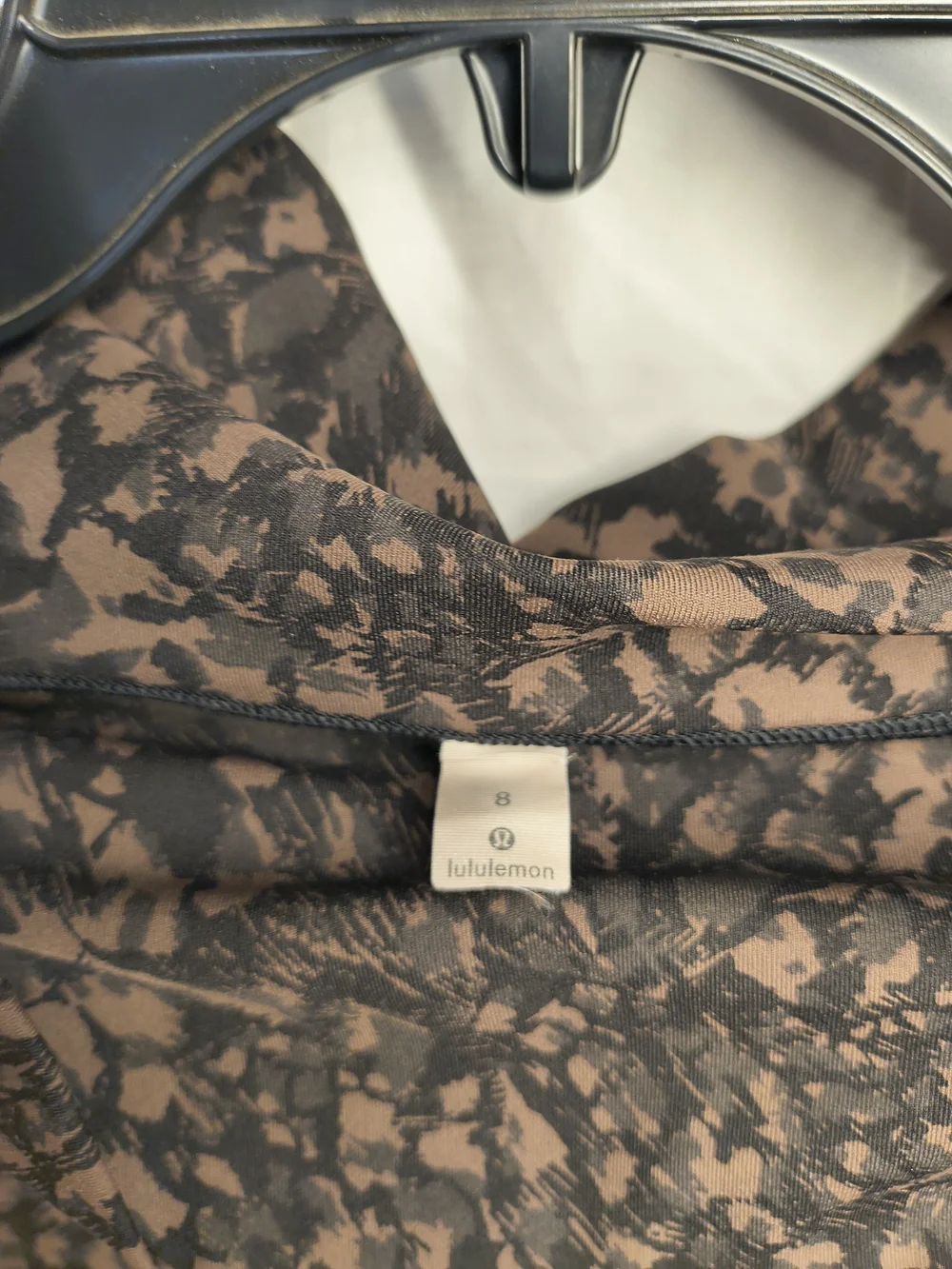 lululemon athletica Brown/Black Patterned Capris